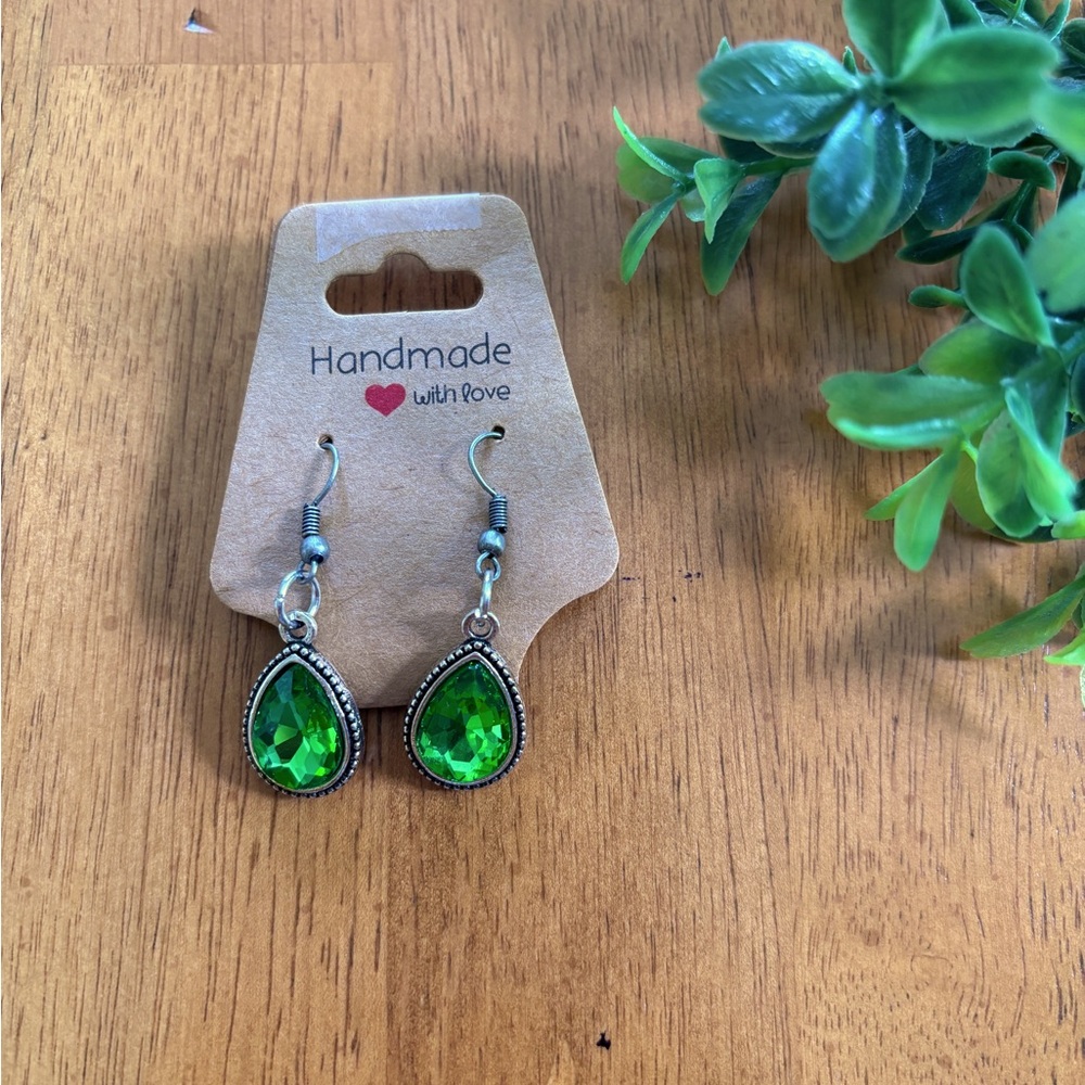 Handmade gem stone earrings